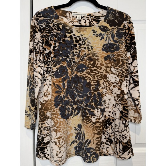 Tantrums Tops - Tantrums Womens‎ Maximalist Top Size S Y2K Floral Fairy Grunge Goblincore Indie